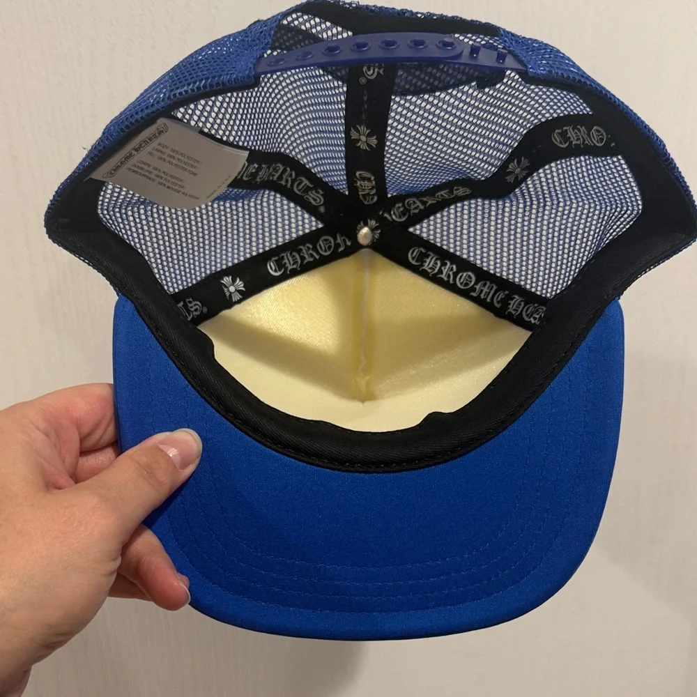 Chrome Hearts Blue White and Red Trucker Hat - Picture 4 of 6